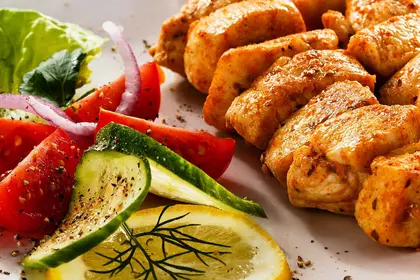 Frisches und gebratenes Frisches und gebratenes